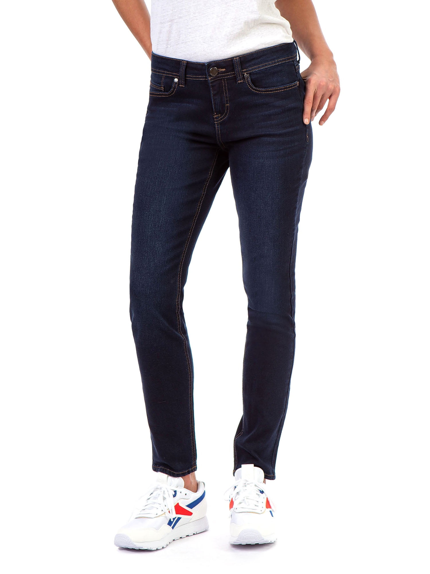 Jordache Women's Mid Rise Skinny Jeans - Walmart.com