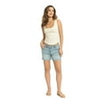 thumbnail image 1 of Jordache Women's High Rise Relaxed Boyfriend Rolled Cuff Short, 1 of 5