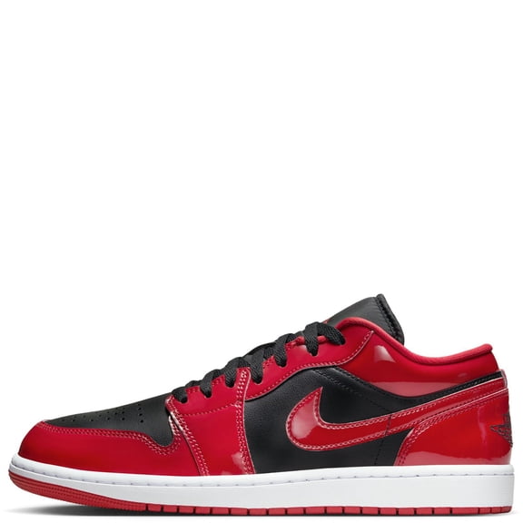 Jordan 1 Low Patent Varsity Red Black Men's Sneakers HV4089-006