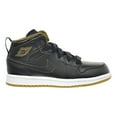 thumbnail image 1 of Jordan 1 Mid BP Little Kid's Shoes Black/Metallic Gold/White 640734-042 (13 M US), 1 of 6