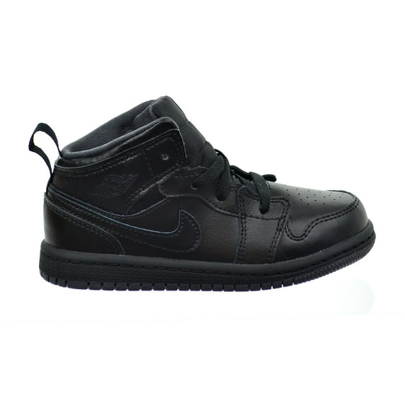 Jordan 1 Mid BT Baby Boys Shoes Size 4, Color: Black/Black/Dark Grey