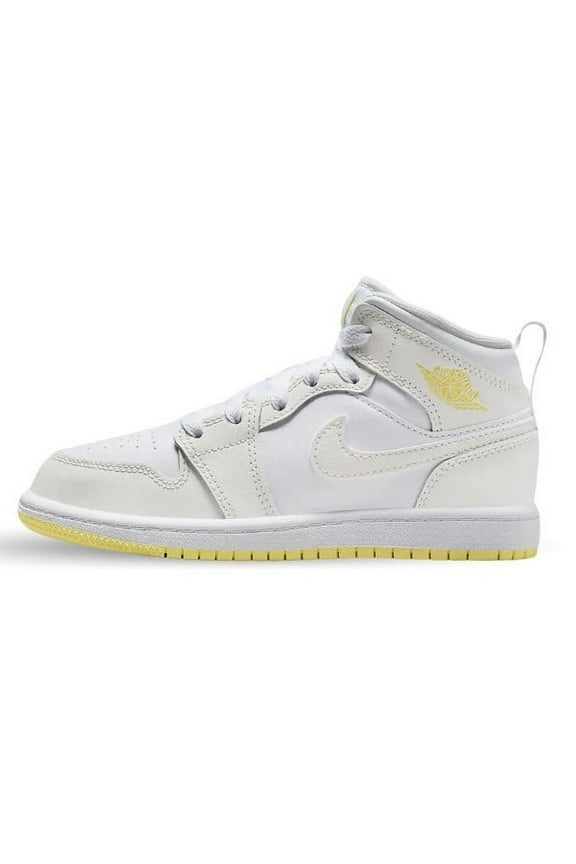 Little Kid's Jordan 1 Mid Sail/LT Laser Orange-White (FD8781 181) - 11