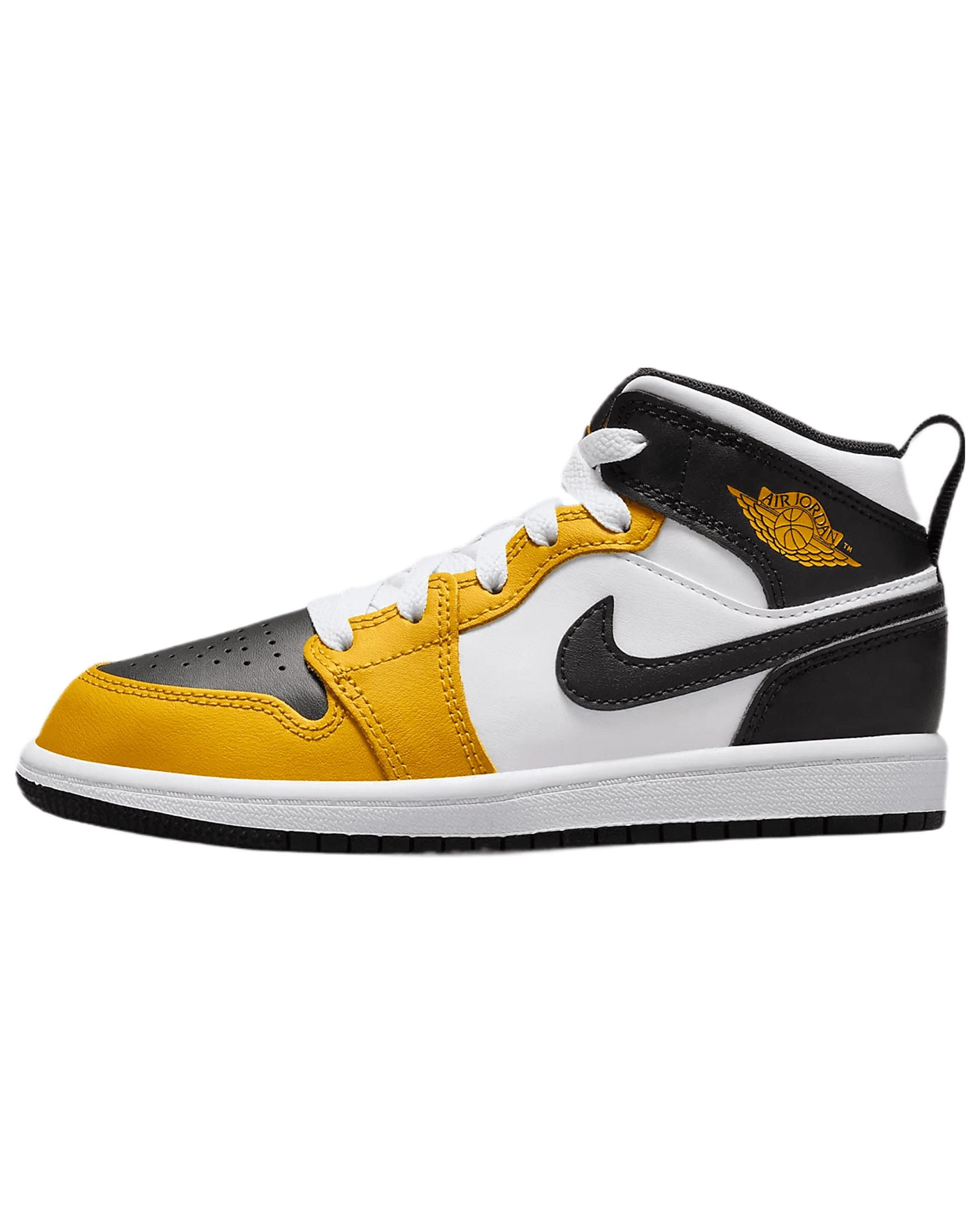 Men's Jordan 1 Mid Yellow Ochre/Black-White (DQ8426 701 Men's Jordan 1 Mid Yellow Ochre/Black-White (DQ8426 701