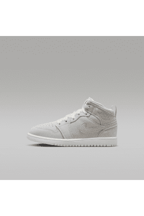 Little Kid's Jordan 1 Mid SE Craft Pale Ivory/Sail (FN7494 100) - 3