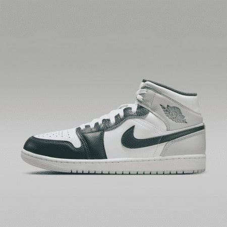 Men's Jordan 1 Mid SE White/Oxidized Green-Sail (FQ7720 103) - 12