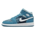 thumbnail image 1 of Jordan 1 Mid Washed Denim (GS), 1 of 6