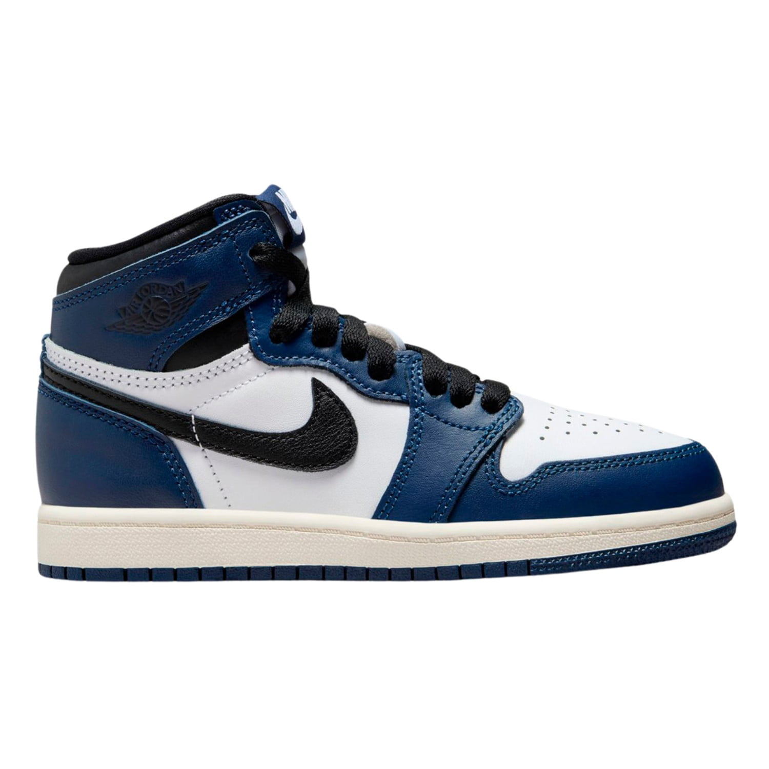 Little Kid's Jordan 1 Retro High OG Midnight Nvy/Blk-Wht-Sl