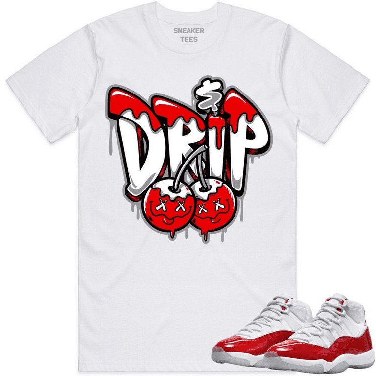 Jordan 11 red fashion shirt