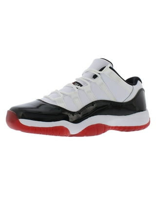 Jordan 11 on sale red black white