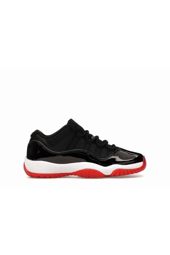 Big Kid's Jordan 11 Retro Low "Bred" Blck/Varsity Red-White (FV5121 006) - 5.5