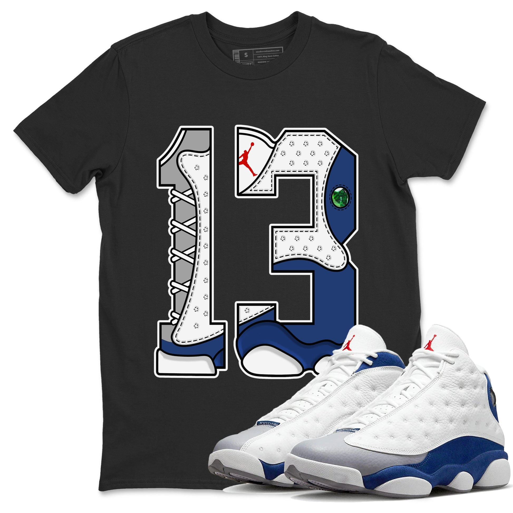 Jordan 13 French Blue Number 13 Shirt Walmart