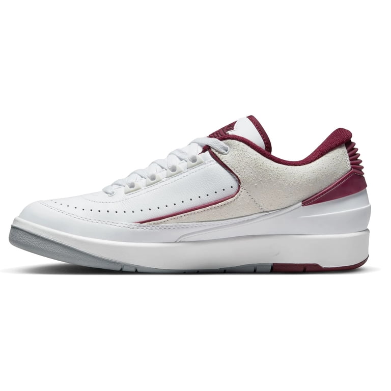 Jordan 2 Retro Low Cherrywood, White Cherrywood Red, Men display picture 2