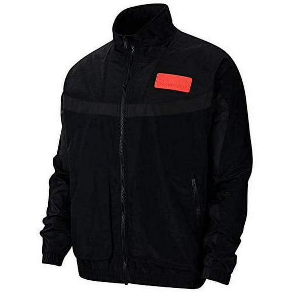 Jordan 23 Engineered Nylon Jacket Mens Jackets Size M, Color: Black/Infrared 23