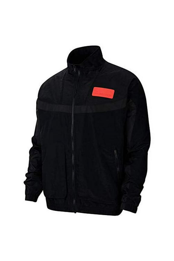 23 Engineered Nylon Jacket Mens Jackets Size M, Color: Black/Infrared 23