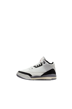 Little Kid's Jordan 3 Retro Summit White/Fire Red (DM0966 106) - 2.5