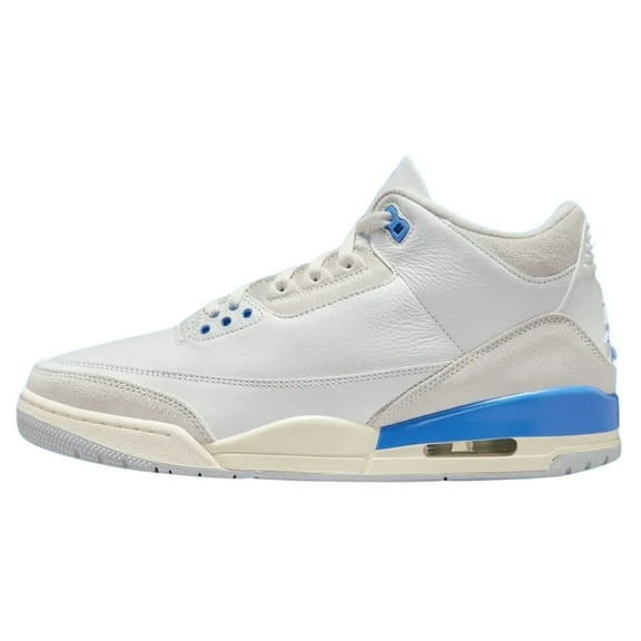 Men's Jordan 3 Retro "Lucky Shorts" Smmt Wht/Hydrogen Blue (CT8532 101) - 8