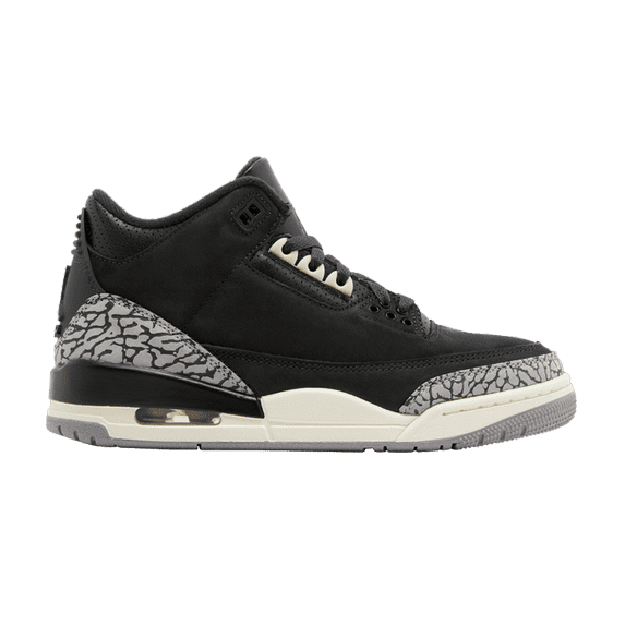 Jordan 3 Retro Off Noir (Women's) (Black) - Size 6
