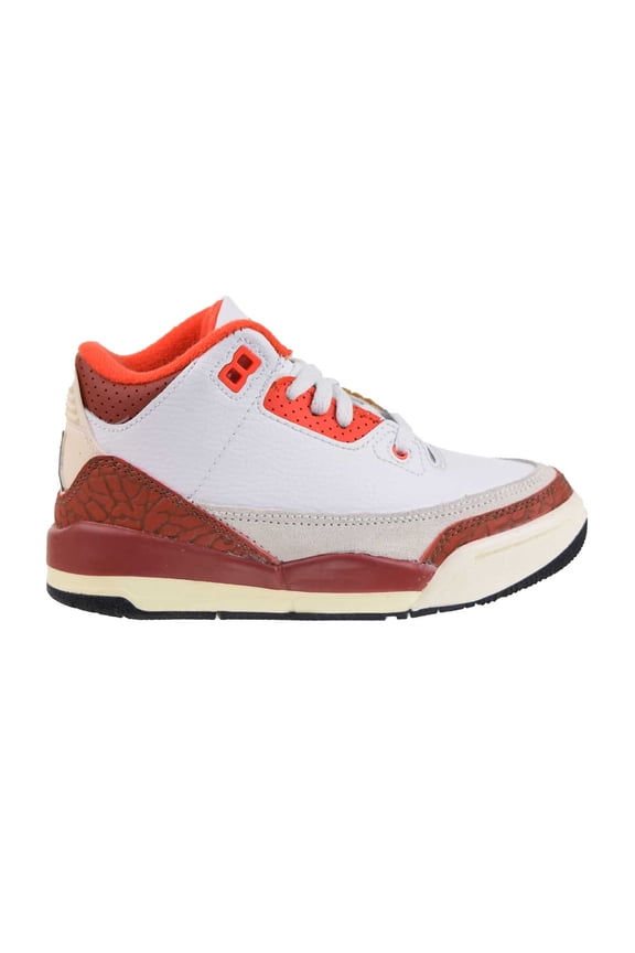 Little Kid's Jordan 3 Retro SE White/Black-Mars Stone (DV7027 108) - 2