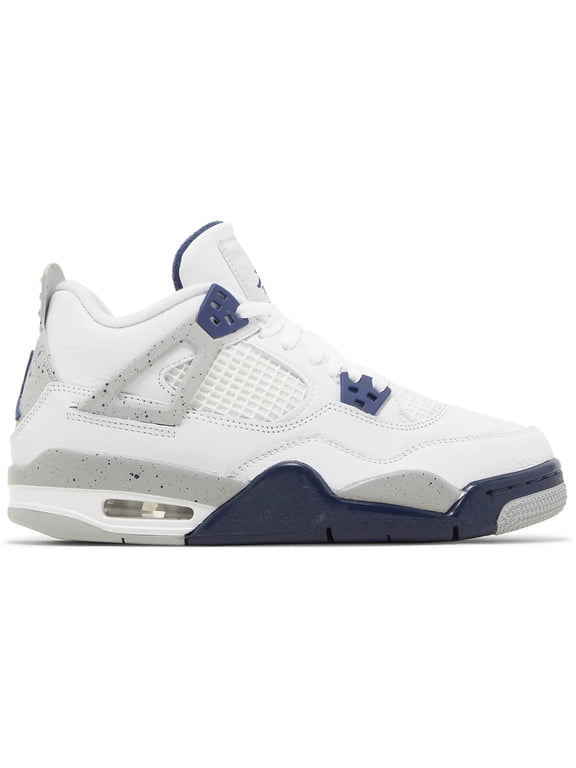 Air Jordan 4 Retro White Midnight Navy (GS)