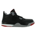 thumbnail image 1 of Nike Jordan 4 Retro PS Boys Shoes Size 11, Color: Black/Fire Red/Cement Grey, 1 of 3