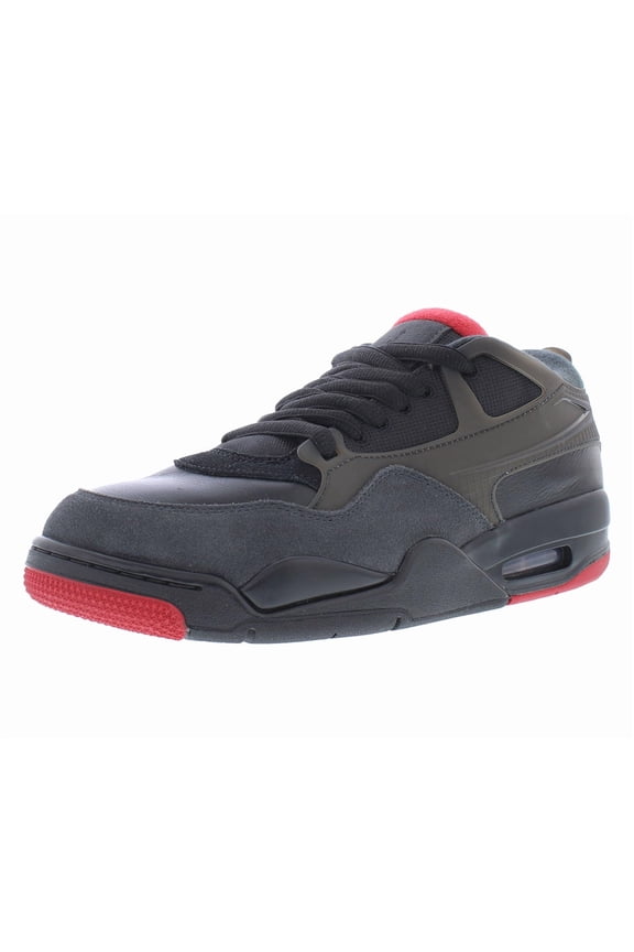 Air Jordan 4 RM Mens Shoes Size 13, Color: Black/Varsity Red/Anthracite