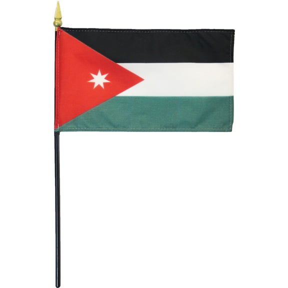 Jordan - 4"X6" Stick Flag