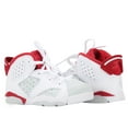 thumbnail image 1 of Jordan 6 Retro BT Infants/Toddlers Shoes White/Gym Red/Platinum White 384667-113, 1 of 6