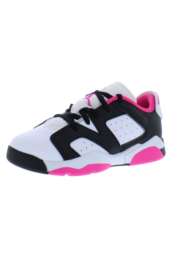 Little Kid's Jordan 6 Retro Low Black/Fierce Pink-White (DV3528 061) - 3