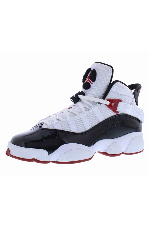 6 Rings (GS) Big Kids' Shoes White/Black-Varsity Red 323419-164