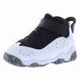 thumbnail image 1 of Nike Jordan 6 Rings Infant/Toddler Shoes Size 5, Color: White/Black/Coral Chalk, 1 of 5