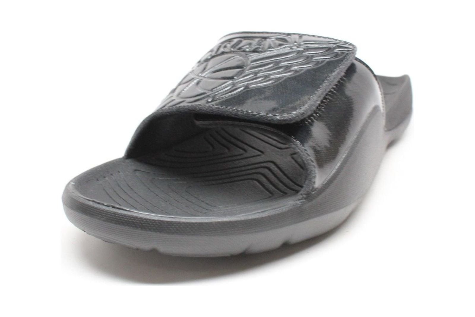 jordan retro sandals black