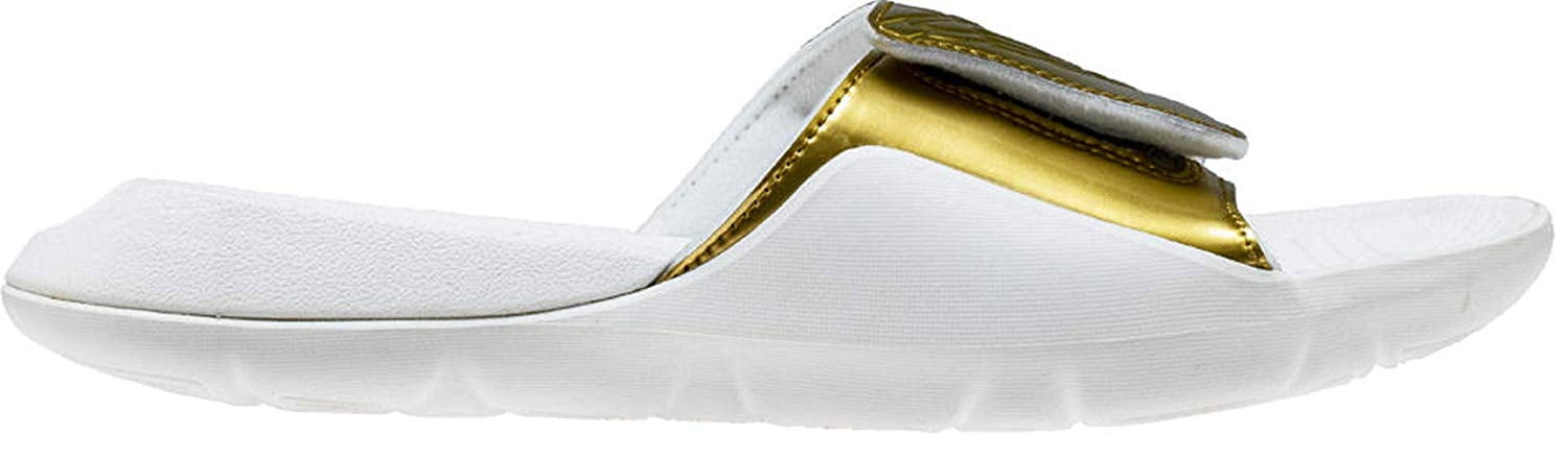 Jordan AA2517-107: Mens Hydro 7 Sail/Metallic Gold-Metallic Gold Sandal