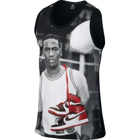 Jordan AJ 1 Photo Men's Tank Black/White/Grey/Red 622093-010