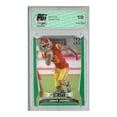 thumbnail image 1 of Jordan Addison 2023 Leaf Football #56 Green SP Rookie Card PGI 10, 1 of 1