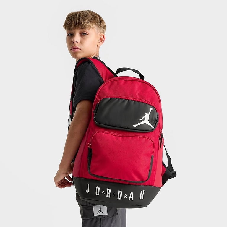 nike air backpack red and black Kids Elemental Sp24 Backpack, Black/Black/Gym Red, One Size Fashion it offers a comfortable fit thanks to padded shoulder straps and a breathable mesh back panel that helps keep carrying easy throughout the day Jordan Flightcore Backpack | Famous