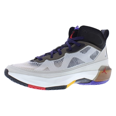 Nike Air Jordan XXXVII Unisex Shoes Size 9.5, Color: Light Bone/Fire Red/Black
