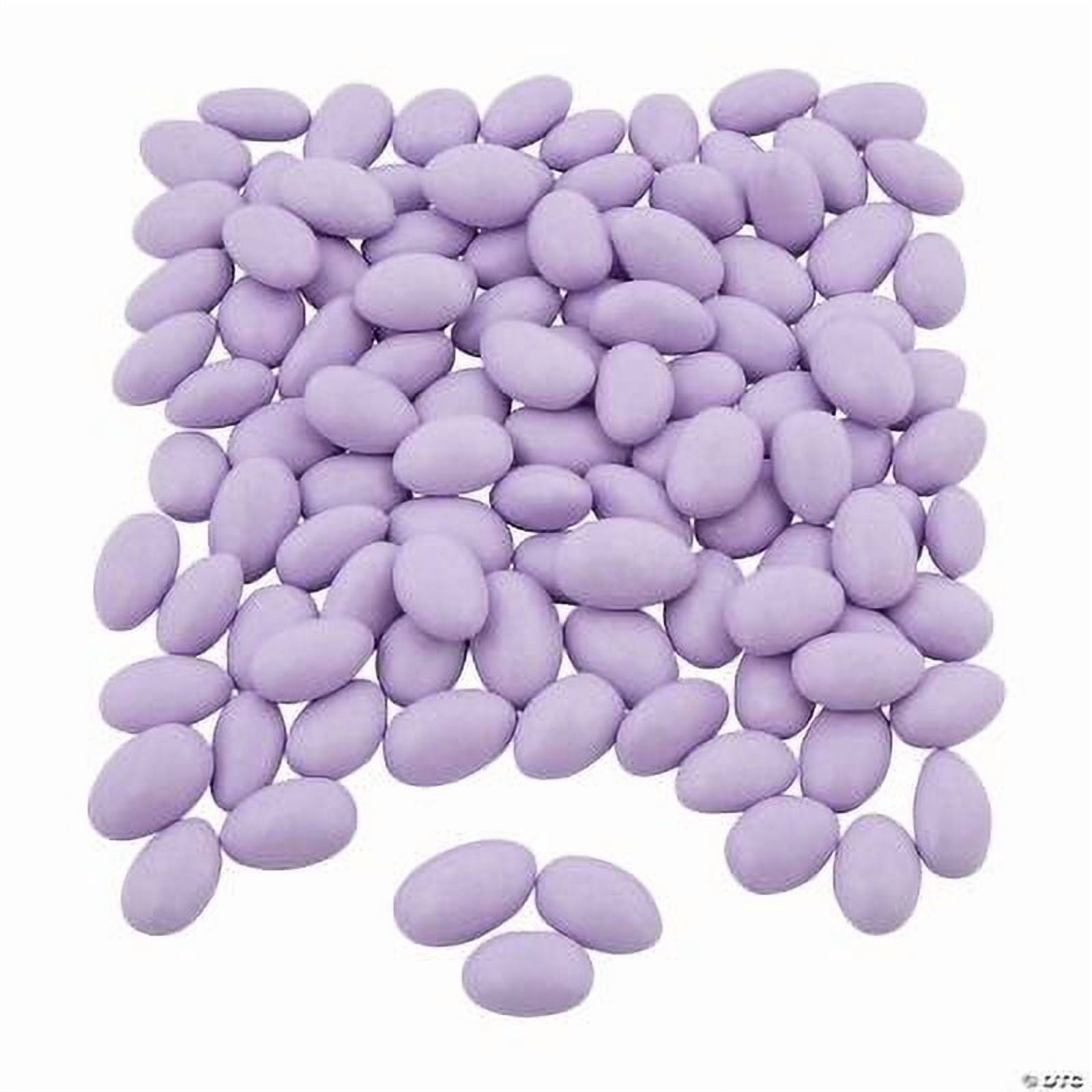 Fun Express Jordan Almonds Candy Lilac Gluten-Free 113 Count 1 Lb