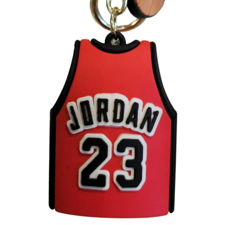 Jordan Basketball Jersey Keychain Stylish and Durable Accessory for Basketball Fans