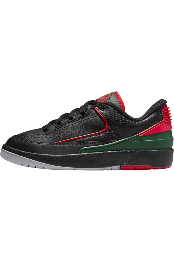 Big Kid's Jordan 2 Retro "Christmas" Blk/Fire Red-Fir-Cement Grey (FJ6869 006) - 7