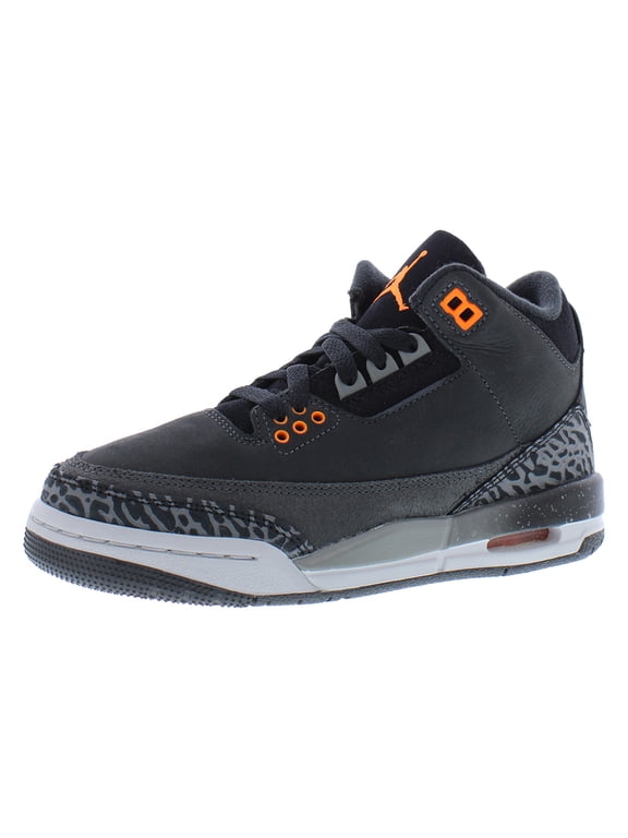 Air Jordan 3 Retro Suede GS Boys Shoes Size 4, Color: Night Stadium/Total Orange