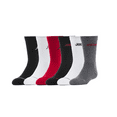 thumbnail image 1 of Jordan  Boy's Crew  Socks  6 Pack Assorted Shoe Size 3Y-5Y(Youth)/Sock Size 7-9, 1 of 2