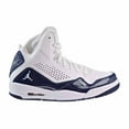 thumbnail image 1 of Jordan C-3 Men's Basketball Shoes White/Midnight Navy 629877-127, 1 of 6