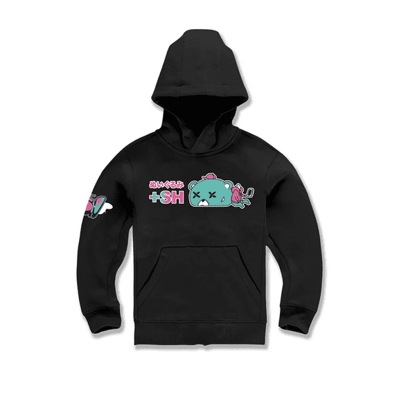 Jordan Craig Big Kids' OG Plush Pullover Hoodie Black 8448hb-black