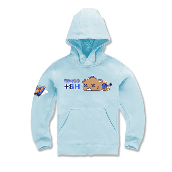 Jordan Craig Big Kids' OG Plush Pullover Hoodie Sky 8448hb-sky
