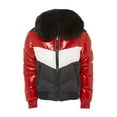 thumbnail image 1 of Jordan Craig Color Blocked Boys Puffer Jacket Red 91587b-red (Size 12), 1 of 3