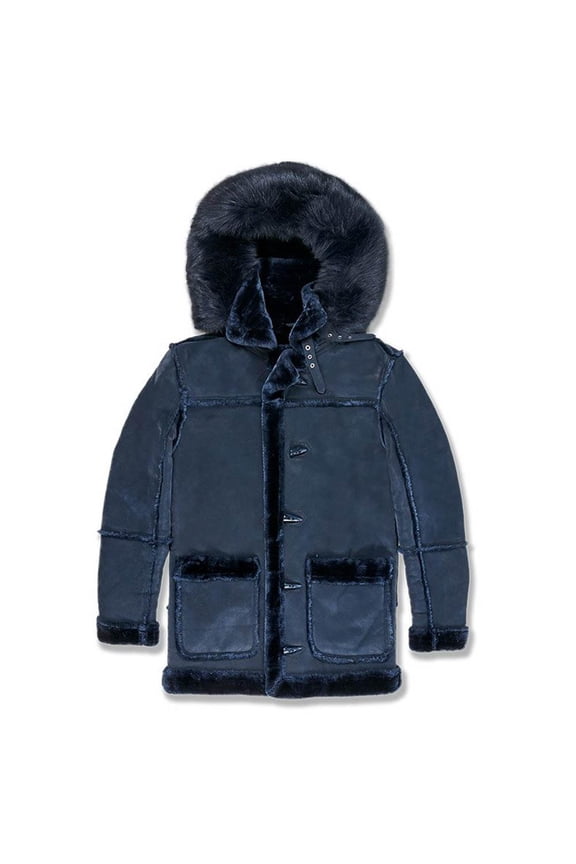 Denali Shearling Jacket LARGE NAVY