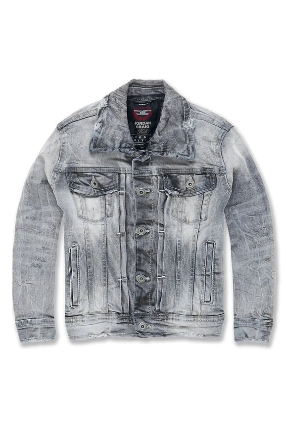 Bayside Denim Trucker Jacket (Artic Grey)