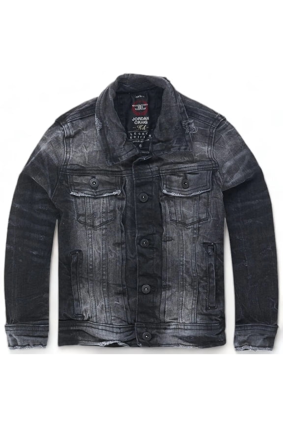 Bayside Denim Trucker Jacket (Industrial Black)