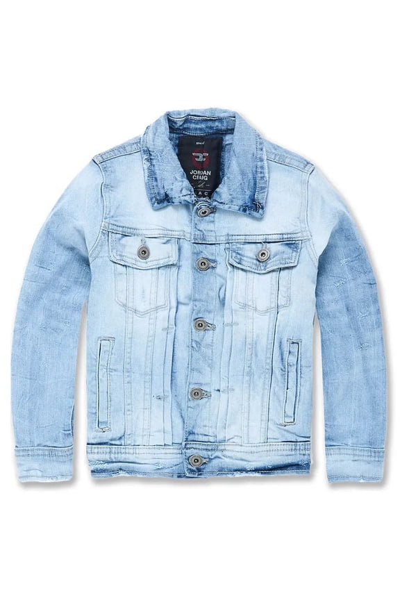 Bayside Denim Trucker Jacket (Sky Blue)