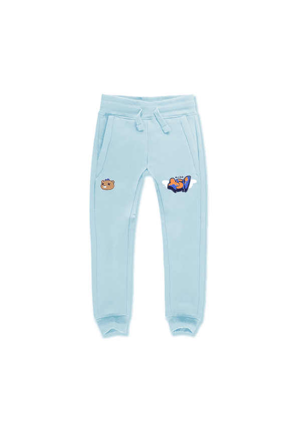 Little Kids' OG Plush Jogger Sweatpants Sky 8448k-sky